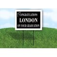 thumbnail image 1 of LONDON CONGRATULATIONS GRADUATION 18 in x 24 in Yard Sign Road Sign with Stand, 1 of 4