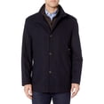 thumbnail image 1 of LONDON FOG Coats for Men - Men's Wool Blend Car Coat with Bib - Classic Men's Coats - Stylish Men's Wool Coat - Outerwear Essentials, 1 of 2