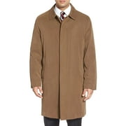 LONDON FOG Men's Raincoat, Durham Single Breasted Rain Coat with Zip-Out Liner for Men