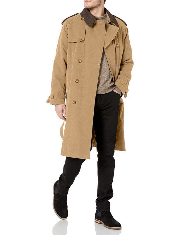 London Fog - Iconic Trench - Khaki, 44R - Walmart.com