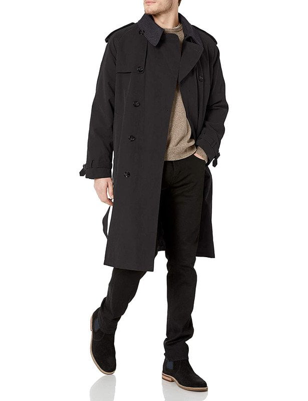 London Fog - Iconic Trench - Khaki, 44L - Walmart.com