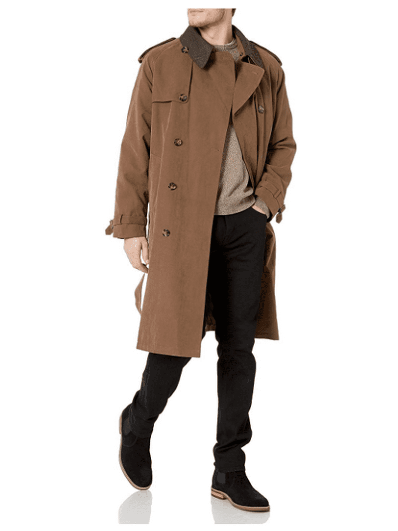 London Fog - Iconic Trench - Khaki, 40R - Walmart.com