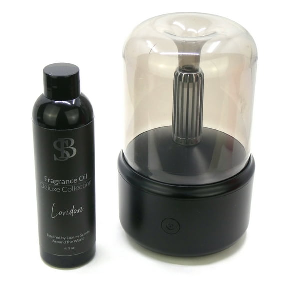 LONDON Inspired by Pink Sugar Scent Luxury Fragrance Oil 4 fl oz and Lantern Diffuser Kit for Home and Office