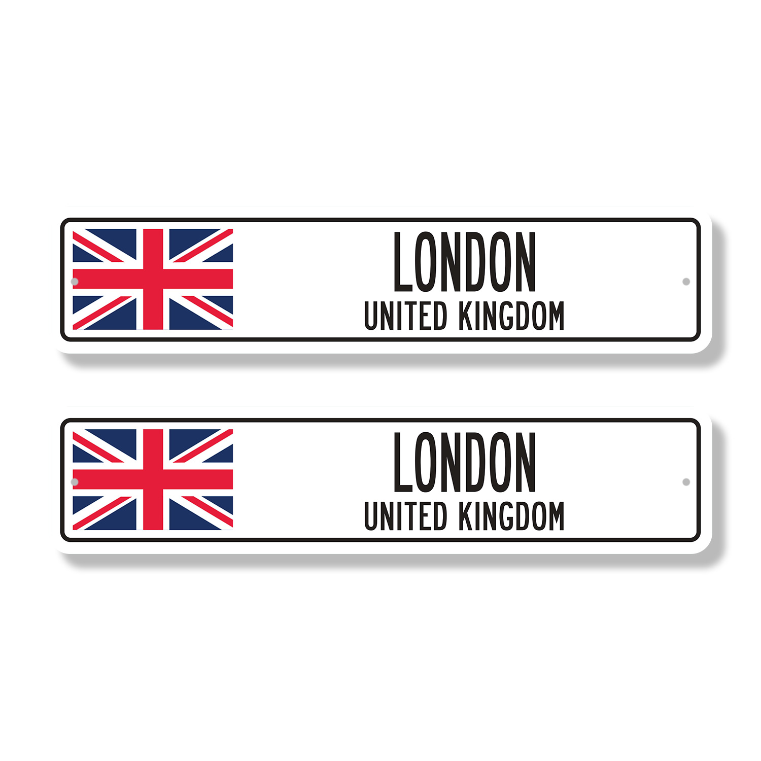LONDON UNITED KINGDOM Classic Street Sign (2 Pack) British Britons ...