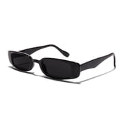 LONE Ultra Slim Super Dark 90 s Retro Narrow Sunglasses | UV400 Shatterproof Light Sensitivity Protection