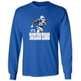 thumbnail image 1 of LONG SLEEVE BLUE Colts Jonathan Taylor JT Its Taylor Time T-shirt YOUTH XL, 1 of 1