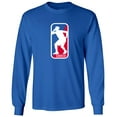 thumbnail image 1 of LONG SLEEVE BLUE Joel Embiid Philly Logo T-shirt ADULT, 1 of 1