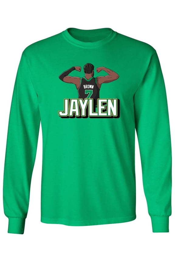 LONG SLEEVE Boston Jaylen Brown Flex Dunk Champs Shirt T-Shirt