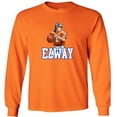 thumbnail image 1 of LONG SLEEVE Broncos John Elway Logo T-shirt, 1 of 1