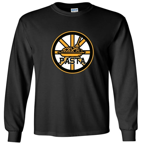 LONG SLEEVE Bruins David Pastrnak Pasta Logo T-shirt