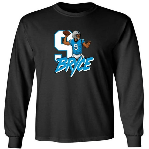 LONG SLEEVE Bryce Young 9 Carolina Shirt T-Shirt