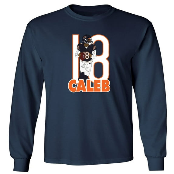 LONG SLEEVE Caleb 18 Williams Chicago Shirt T-Shirt