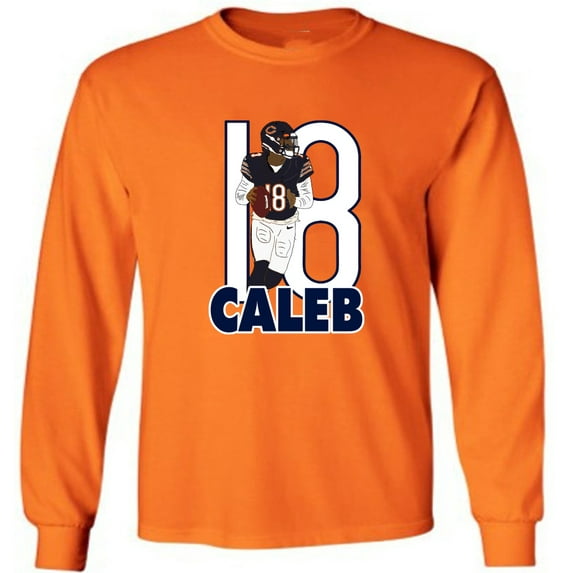 LONG SLEEVE Caleb 18 Williams Chicago Shirt T-Shirt