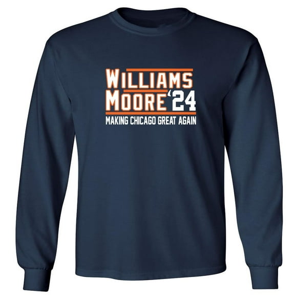 LONG SLEEVE Caleb Williams DJ Moore 2024 Chicago Shirt T-Shirt