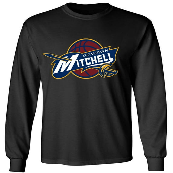 LONG SLEEVE Cavaliers Cavs Donovan Mitchell Logo T-shirt YOUTH