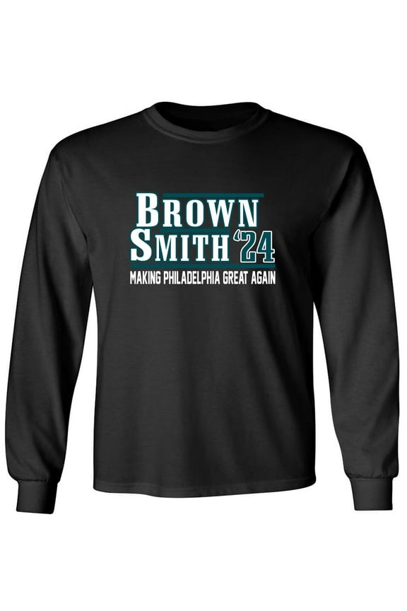 LONG SLEEVE Eagles AJ Brown DeVonta Smith 24 T-shirt