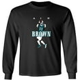 thumbnail image 1 of LONG SLEEVE Eagles Air AJ Brown T-shirt, 1 of 1