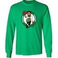 thumbnail image 1 of LONG SLEEVE Green Jayson Tatum Celtics Cartoon Logo Shirt T-Shirt, 1 of 1