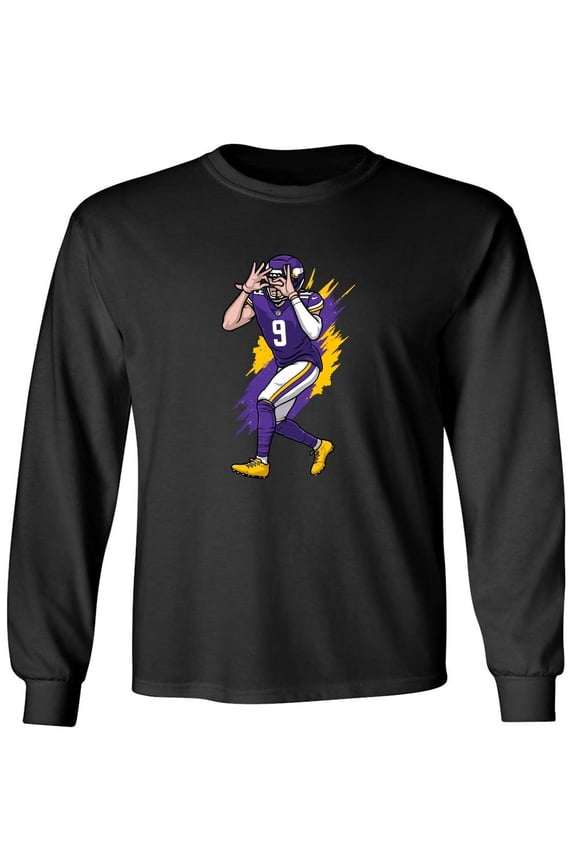 LONG SLEEVE JJ McCarthy Minnesota Griddy TD Shirt T-Shirt