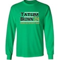 thumbnail image 1 of LONG SLEEVE Jayson Tatum Jaylen Brown 2024 Boston Shirt T-Shirt, 1 of 1