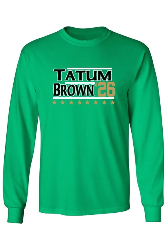 LONG SLEEVE Jayson Tatum Jaylen Brown 2026 Boston Shirt T-Shirt