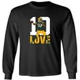 thumbnail image 1 of LONG SLEEVE Jordan Love Packers Touchdown 10 Shirt T-Shirt, 1 of 1