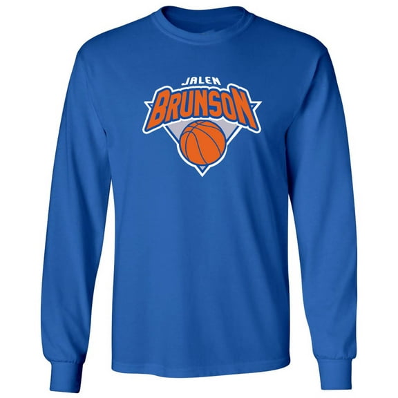LONG SLEEVE Knicks Jalen Brunson Logo T-shirt
