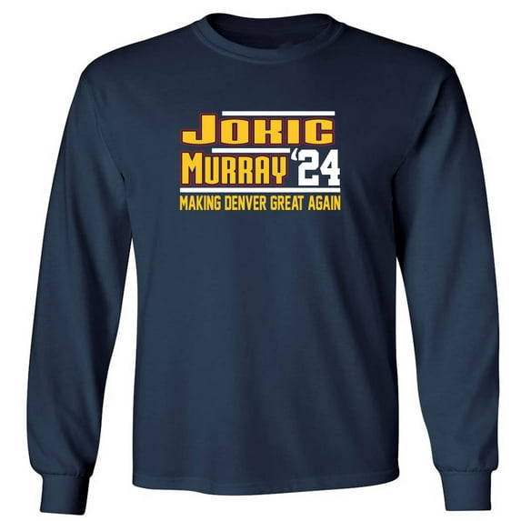 LONG SLEEVE Nikola Jokic Jamal Murray 2024 Denver Shirt T-Shirt