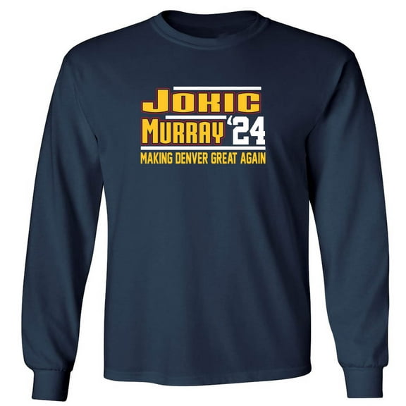 LONG SLEEVE Nikola Jokic Jamal Murray 2024 Denver Shirt T-Shirt