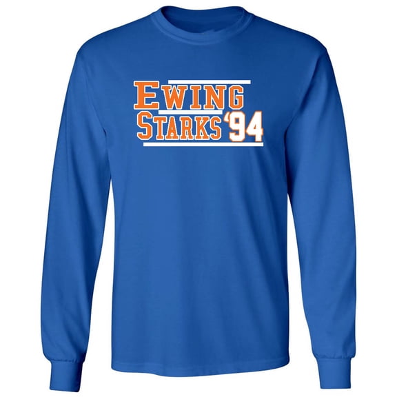 LONG SLEEVE Patrick Ewing John Starks New York 1994 Shirt T-Shirt