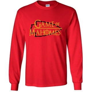 LONG SLEEVE RED Chiefs Patrick Mahomes Pic MVP T-shirt ADULT