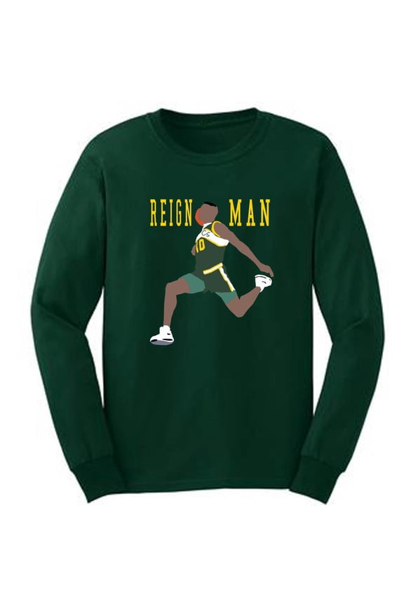 LONG SLEEVE Shawn Kemp Reign Man Seattle Shirt T-Shirt