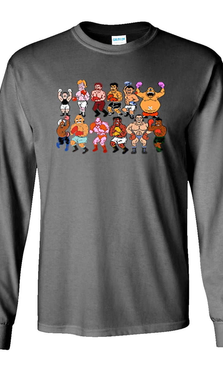LONG SLEEVE Shedd Shirts Charcoal Mike Tyson s Punchout Nes