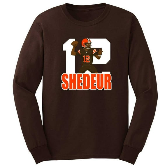 LONG SLEEVE Shedeur Sanders 12 Cleveland Shirt T-Shirt