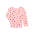 thumbnail image 1 of Garanimals Toddler Girl Long Puff Sleeve Printed T-Shirt, Sizes 18M-5T, 1 of 3