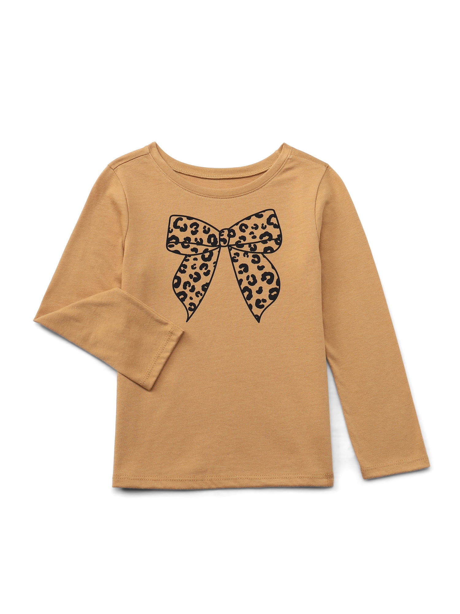 Garanimals Toddler Girl Long Sleeve Graphic T-Shirt, Sizes 18M-5T