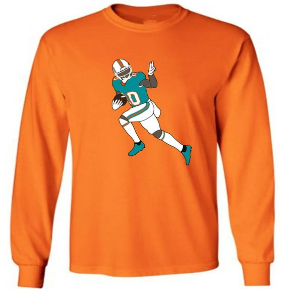 LONG SLEEVE Tyreek Hill Dolphins Peace Sign Shirt T-Shirt