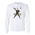 thumbnail image 1 of LONG SLEEVE WHITE Saints Drew Brees AIR PIC T-shirt YOUTH MEDIUM, 1 of 1