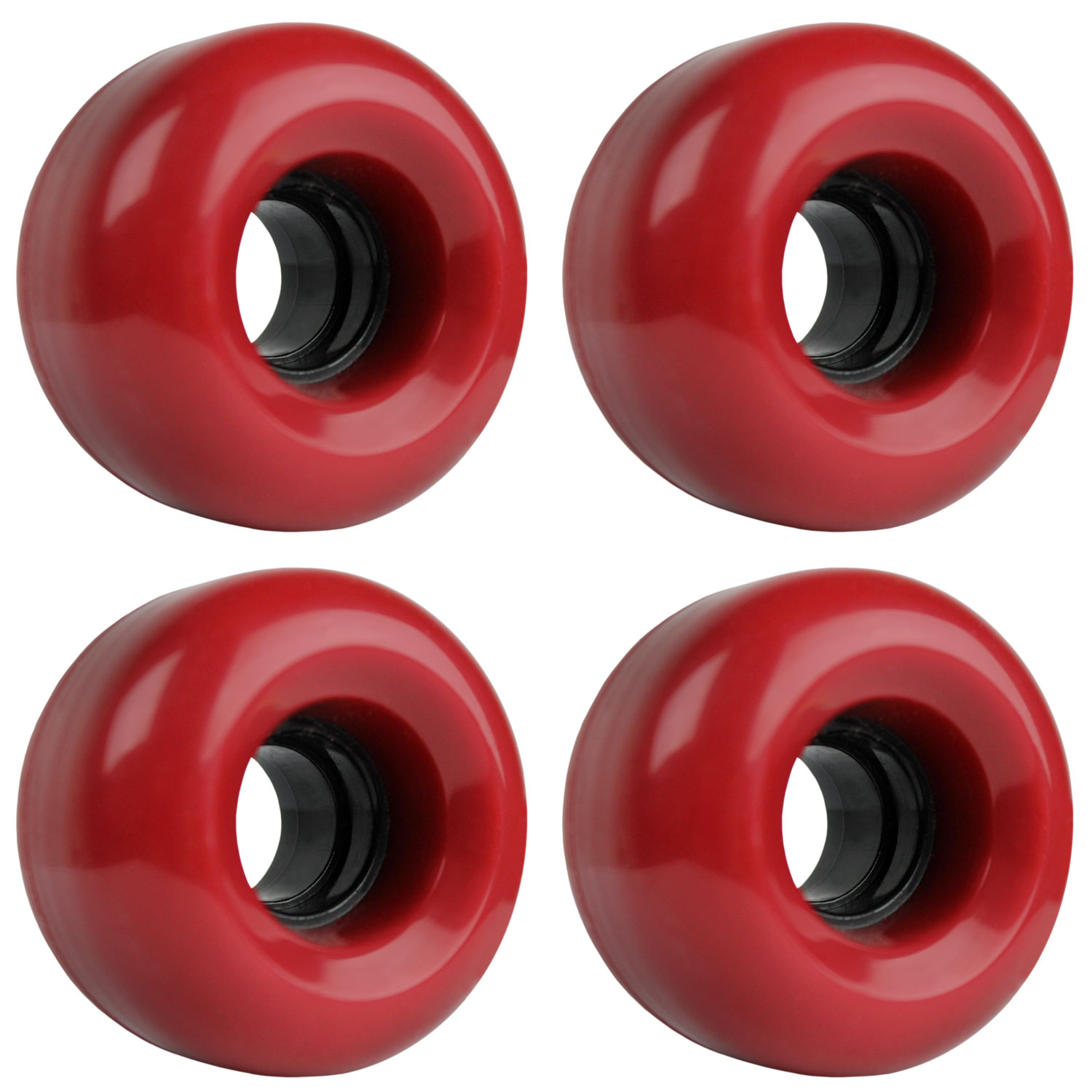 Roues Bruiser 62mm 83A Globe - Transparent Corail - Pour Skate/longboard/cruiser