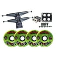 thumbnail image 1 of LONGBOARD Package TRUCKS BIGFOOT GREEN SWIRL WHEELS 84a, 1 of 1