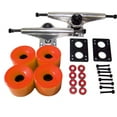 thumbnail image 1 of LONGBOARD TRUCKS WHEELS BEARINGS 6.0 Raw, 70mm Solid Orange, 1 of 1