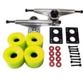thumbnail image 1 of LONGBOARD TRUCKS WHEELS BEARINGS 7.0 Raw, 70mm Solid Yellow, 1 of 1