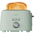 thumbnail image 1 of LONGDEEM 2 Slice Toaster Wide Slot - 6 Shade Settings, Removable Tray - Green, 1 of 8