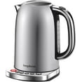 thumbnail image 1 of LONGDEEM Electric Kettle with Temp Control, 5 Presets & Keep Warm, 1.7L/1500W Stainless Steel, Silver, 1 of 8