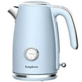 thumbnail image 1 of LONGDEEM Electric Tea Kettle, 1.7L/1500W, Thermometer, Auto Shut-Off, Boil-Dry Protection, Blue, 1 of 8