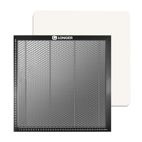 LONGER Honeycomb Working Table,Cutter 400mm X 400mm Cutter Hine Compatible Bed Panel Compatible With Aluminum Plate 400mm X 400mm Bed Plate 400mm Lanru Table Precise Cousopo Lanru Table Cometx