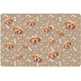 LONGGGGLO Door mat Custom Dog Mat with Face Dog House Mat