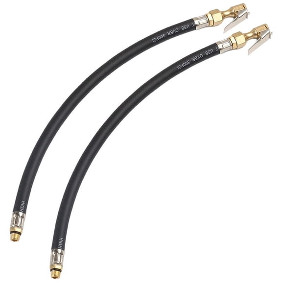 LONGHEXINA 2 Pack 41cm Universal Inflator Air Pump Hose for Car