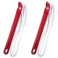 thumbnail image 1 of LONGHEXINA 2 Pcs 12" Adjustable Strap Wrench for Lids Filters Pipe Red, 1 of 1