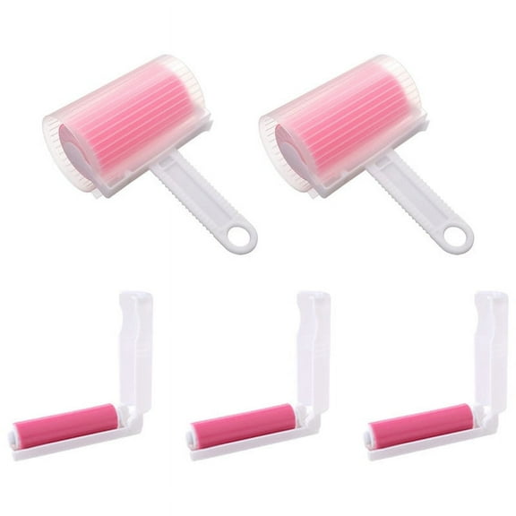 LONGHEXINA 5 Pcs Washable Lint Roller for Clothes and Pet Hair